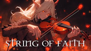 quotSTRING OF FAITHquot Pure Dramatic 🌟 Most Powerful Violin Fierce Orchestral Strings Music [upl. by Ahsilram]