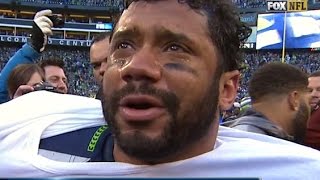 Russell Wilson Postgame Interview Thanking God [upl. by Massab]