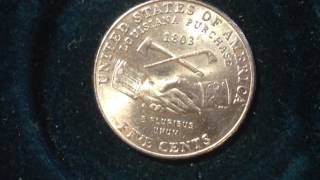 2004 P Louisiana Purchase Nickel Mintage 361 Million [upl. by Marion769]