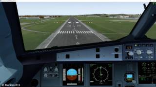 FSLabs A320X Basics Touch and Go Training Pattern [upl. by Aisiat942]