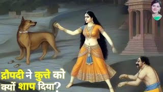 द्रौपदी कुत्तों की पूरी प्रजाति को यह श्राप Draupadi is this curse on the entire breed of dogs [upl. by Aserehc]