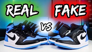 ⚠️REAL vs FAKE REPLICAUA JORDAN 1 UNC 2023⚠️ APRENDE A DISTINGUIRLAS [upl. by Eural]