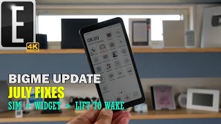 Bigme Color EINK SMARTPHONE  July UPDATE Sim Widgets etc [upl. by Pengelly]