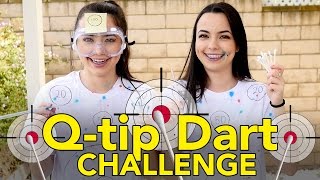 QTIP DART CHALLENGE  MERRELL TWINS [upl. by Sneed283]