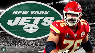 New York Jets ACQUIRE Laurent DuvernayTardif From Chiefs  2021 Trade Deadline [upl. by Haughay]