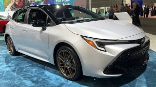 TOYOTA COROLLA Hatchback 2024  FIRST LOOK amp visual REVIEW SE Hybrid US spec [upl. by Beatriz]