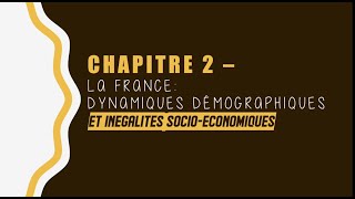 2de  La France  dynamiques démographiques et inégalités socioéconomiques [upl. by Nedda316]