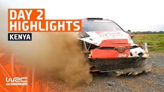 Day 2 Highlights  WRC Safari Rally Kenya 2023 [upl. by Ojibbob589]