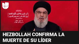 Quién era Hassan Nasrallah el líder de Hezbollah que Israel mató en Líbano [upl. by Elimaj]