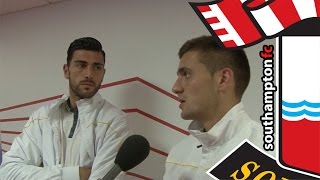 Saints duo Pellè and Tadić on incredible Sunderland win [upl. by Lipinski219]