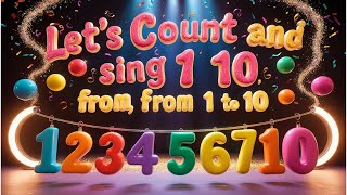 learning Colors and Numbers Songkids song [upl. by Nebra159]