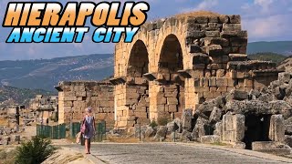 HIERAPOLIS Ancient City  Pamukkale  Turkey 4k [upl. by Eciral]