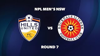 NPL Men’s NSW Round 7 Hills United FC v Rockdale Ilinden FC [upl. by Pownall]