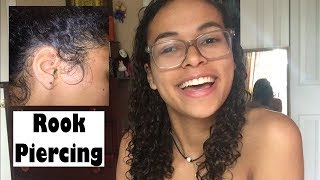 Rook Piercing  How I Clean my Piercings [upl. by Yehudit20]