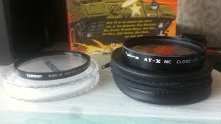 Anamorphic Diopter Comparison Tokina 04 Achromat amp Tamron 05 Macro Lenses [upl. by Furey987]