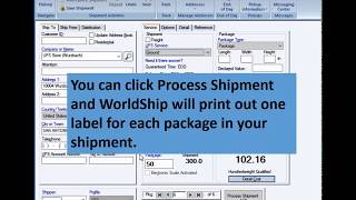 UPS WorldShip  Hundredweight CWT shipment processing [upl. by Charil]