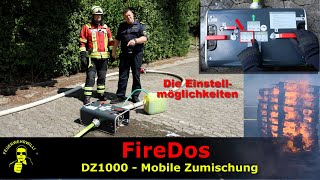 DZ1000 von FireDos Einsatz und Einstellungsmöglichkeiten [upl. by Atisor]