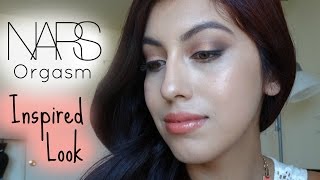 Makeup Tutorial  NARS OrgasmInspired Spring look [upl. by Crystal447]