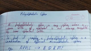 Polyalphabetic cipherpolyalphabetic cipher examplePolyalphabetic substitution cipher [upl. by Waxman]