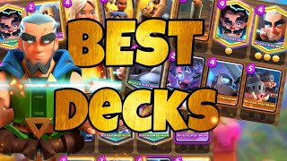 Les 3 MEILLEURS decks de la meta sur Clash Royale  saison 9 [upl. by Eatnahc]