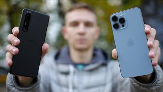 Apple iPhone 13 PRO Max Vs Sony Xperia 1 III [upl. by Danaher]