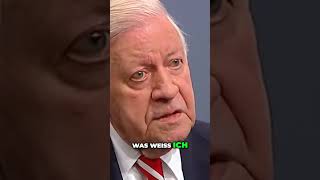 Zunehmende Krankheiten Zukünftliche Herausforderungen im Gesundheitswesen Altkanzler Helmut Schmidt [upl. by Nylirem]