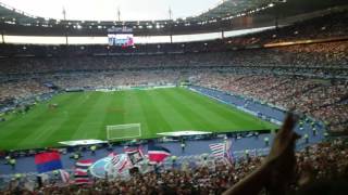 Finale Angers vs PSG ambiance avant match et annonce minute de silence [upl. by Anatnahs]