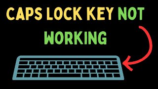 How to Fix Caps Lock Key Not Working in Windows 11 [upl. by Niwred]