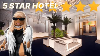 VISITING A 5 STAR HOTEL IN BLOXBURG  roblox [upl. by Coridon]