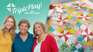 Triple Play How to Make 3 NEW Pinwheel Quilts  Free Quilting Tutorial [upl. by Nabi257]