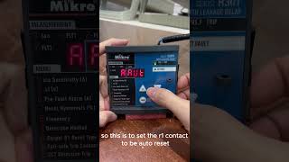 Mikro R301 contact as manual reset setting [upl. by Tammara875]