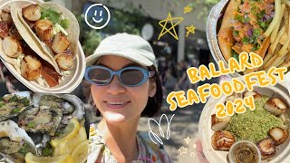 SEATTLE VLOG 2024  BALLARD SEAFOOD FESTIVEL seattle seafoodfest 2024 เที่ยวอเมริกา [upl. by Arthur140]