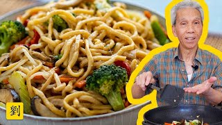 🎉 Preserving my dads Lo Mein 蔬菜捞麺  75TH BIRTHDAY PARTY [upl. by Oecile]