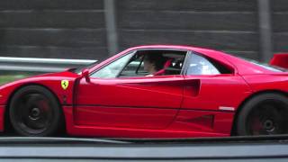 Ferrari F40 Acceleration Tunnel  Rev HD [upl. by Kearney976]