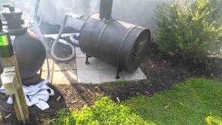 A successful wood fired pool heater [upl. by Renata63]