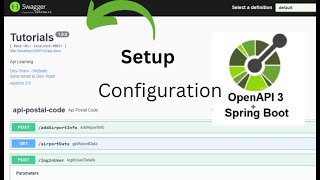 Spring Doc OpenApi Setup In SpringBoot  Swagger Setuo using SpringDoc Open apiSpringBoot tutorials [upl. by Ojahtnamas]