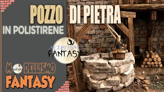 Pozzo di pietra in polistirene per presepe 13 [upl. by Proudfoot]