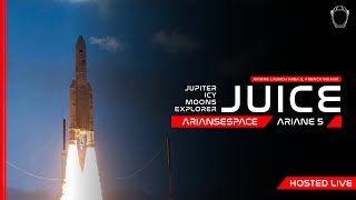 LIVE Ariane 5 To Launch JUICE Spacecraft [upl. by Levin436]