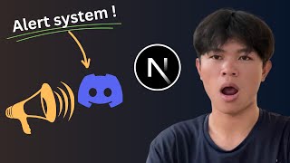 Nextjs  Discord Alert in 100 seconds [upl. by Rahab]