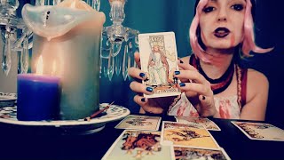 ASMR Zombie Fortune Teller Reads Your Tarot Cards🔮 [upl. by Snej]