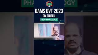 Pharmacology  DAMS DVT 2023  Dr Thiru J next2023 nextexampreparation neetpgpreparation [upl. by Odlaniger693]