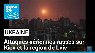 Guerre en Ukraine  attaques aériennes russes sur Kiev et la région de Lviv • FRANCE 24 [upl. by Alben]