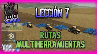 Cómo Configurar Rutas MultiHerramientas con Courseplay  FS22  Leccion 7 [upl. by Douglass]