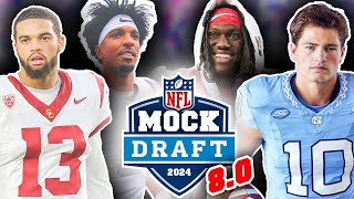 2024 NFL First Round Mock Draft For All 32 Picks 80 Post Scouting Combine Edition  TPS [upl. by Anivlek]