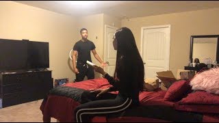 CAUGHT ON FACETIME WITH ANOTHER MAN PRANK ON BOYFRIEND HE GETS MAD [upl. by Rehpatsirhc309]