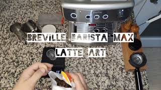 Latte Art  Breville Barista Max  WWCoffee© [upl. by Samella]