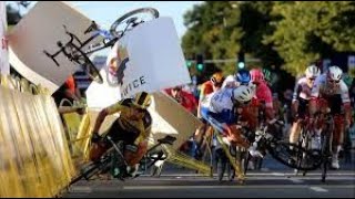 Les pires chutes du cyclisme en 2021  Compilation  Tour de France [upl. by Navek226]