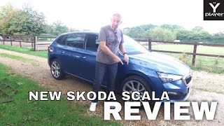 Skoda Scala 2019 First Drive  How close is it to the VW Golf [upl. by Dorisa]