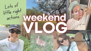 WEEKEND VLOG 🩵  Trying To Pull Myself Out Of A Rut With Walks Books Self Care amp Writing [upl. by Colston860]