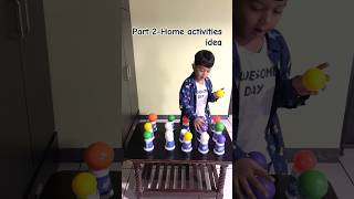 Part 2 DIY Indoor Activities For Kids Keep children busy at home shorts kidsvideo indoorgame [upl. by Arimahs367]